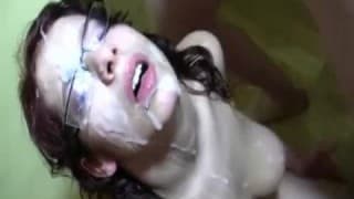 Amatorskie bukkake w wersji hiszpańskiej