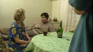 Oral, Małe piersi, Starsza i młody, Babcia