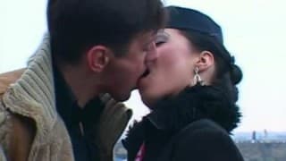 Stewardesa przelotem w Pradze