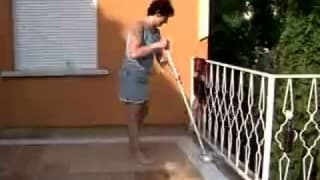 Tłusta dojrzała suczka i młody chuj