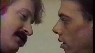 Amatorska para gejów przed kamerą