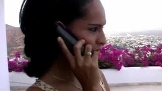 Eulanie rozgrzewa chuja młodego turysty