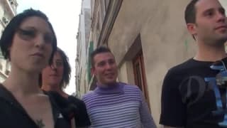 Francuskie kurwy amatorki podczas orgii