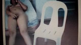 Brunetka i masturbacja przez telefon!