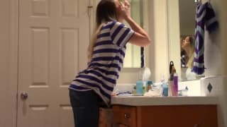 Danielle sama bardzo się podnieca!