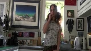 Latynoska w okularach i jej duży chuj