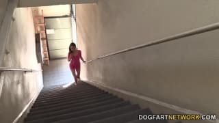 Dwaj Murzyni w trójkącie z Riley Reid