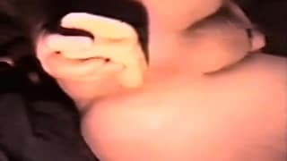 Sam się wyjebie w dupę dużym dildo!