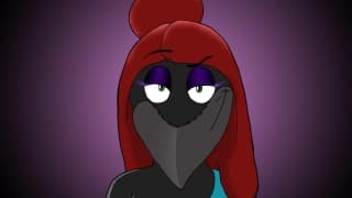 Raven Fox przegląda stare filmy porno!