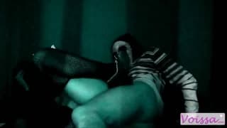 Ostre pierdolenie zamaskowanej amatorki