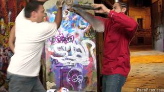 Seks grupowy z czarnymi dupami i sodomią