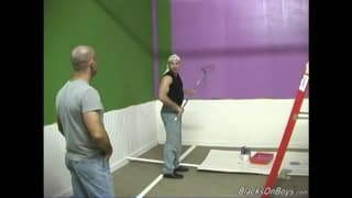 Rżnięcie w dupę grubym czarnym chujem!