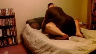 Wielka biała BBW rżnięta przez Murzyna