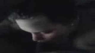 Cycata brunetka daje świetne fellatio