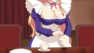 Młoda kelnerka hentai będzie wyjebana