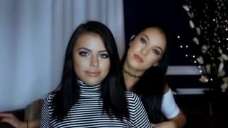 Szalony seks trójkącik Adriany i Megan!