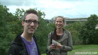 Wywiad z parą Czechów na ulicy i seks