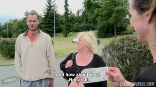 Uliczny wywiad kończy się jebaniem za kasę