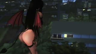 Niebezpieczny demon z wielkimi cyckami Niebezpieczny demon z wielkimi cyckami