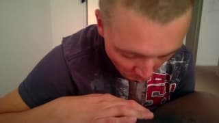 Gej obciągnie smacznego, czarnego chuja