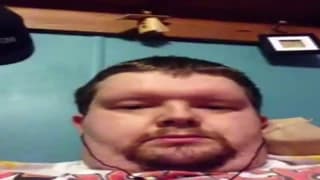 Gruby facet pokaże i zwali małego chuja