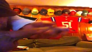 Jego duży chuj zwalony tuż przy kamerze