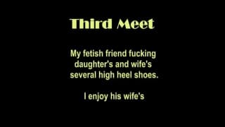 Dojrzały gej w szpilkach trzepie kutasa