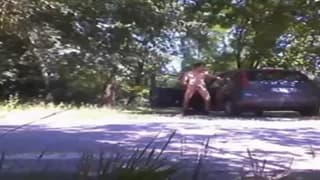 Zwali sobie na dworze swojego dużego chuja