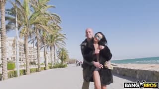 Gorące pierdolenie przy publicznym falochronie!