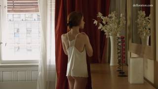 Piękna gra wstępna ze zmysłową Mila Lukoshkina