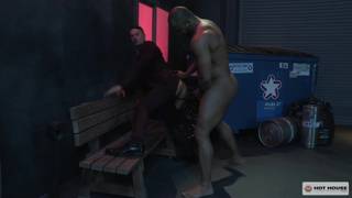 Skyy Knox i Jason Vario ostro się rżną na dworze