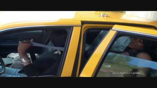 Wsiadł do taksówki i wyruchał dwie czarne trans