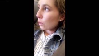 Nieśmiałe dotykanie pizdy w wykonaniu brunetki