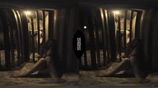 Mocno hardcorowy seks BDSM w rzeczywistości wirtualnej