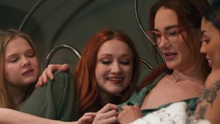 Lesbijska czwórka Siri Dahl ze Scarlet, Coco i Vanessą Lesbijska czwórka Siri Dahl ze Scarlet, Coco i Vanessą
